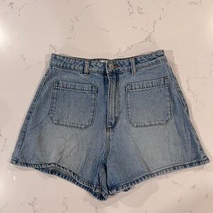 ROLLAS Denim Blue Women's Shorts-28